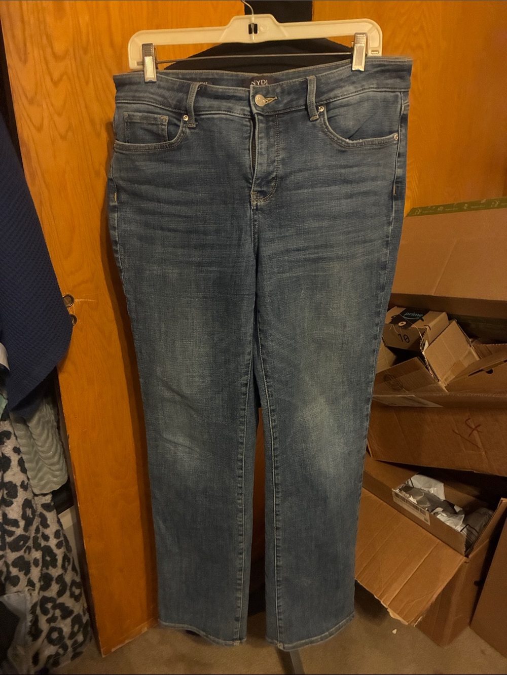NYDJ Medium Wash Straight-Leg Women's Jeans